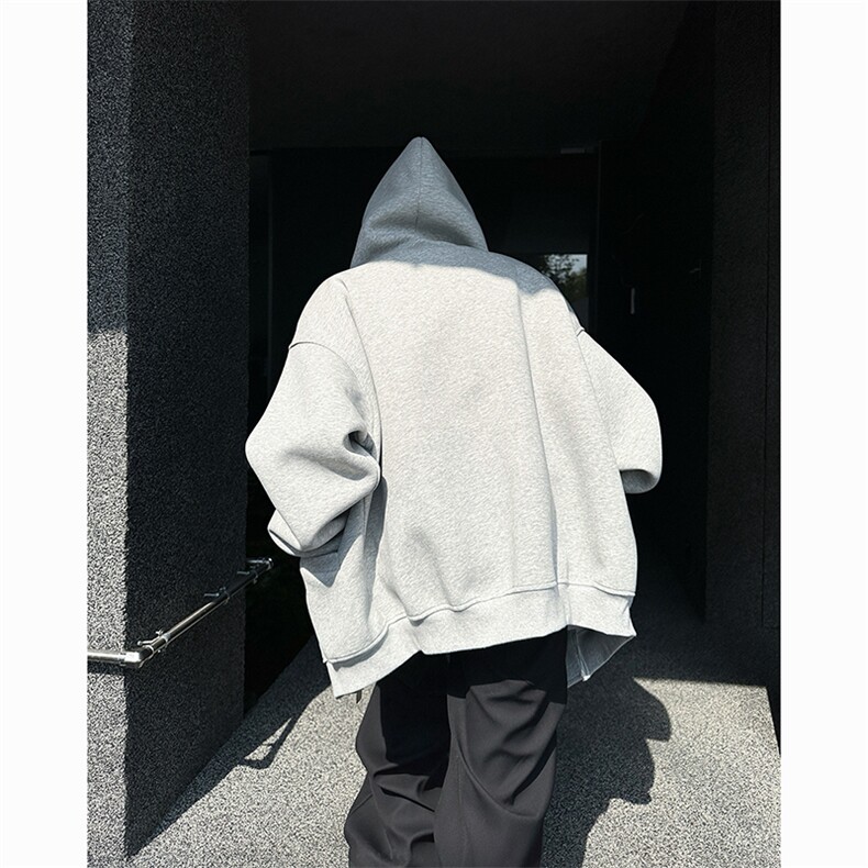 现货！25舒适连帽拉链个性卫衣外套WY42--P88,男装夹克,电商B288