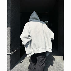 现货！25舒适连帽拉链个性卫衣外套WY42--P88，男装夹克，电商B288