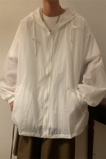 F3043/P40夏季青春防晒衣连帽纯色薄款外套夹克男装防晒服防晒衫，男装夹克，电商A141