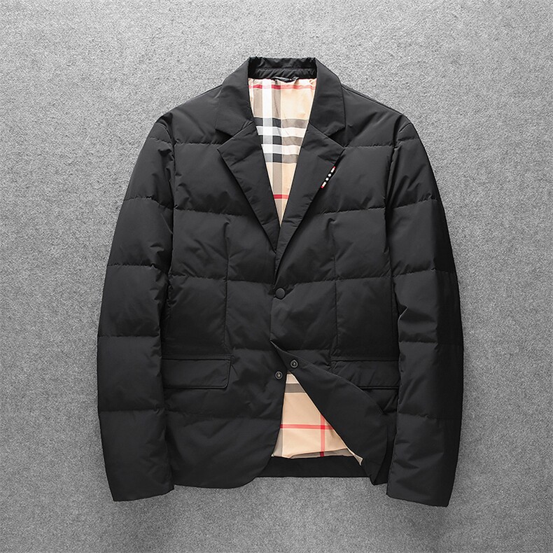 新款男士羽绒服西装羽绒时尚外套2216p270控价355,男装羽绒服,电商D222