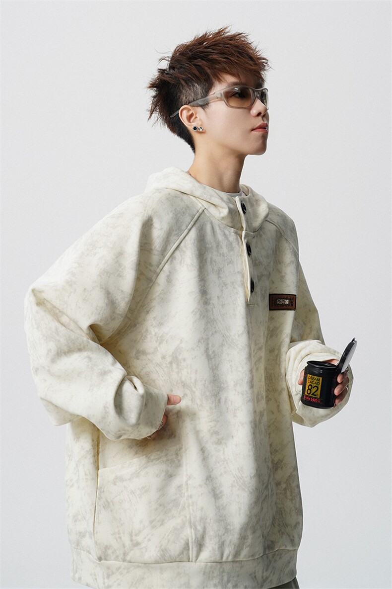WY10199-特P45春装新款2026长袖连帽男装老钱风卫衣上衣外套,女装短外套,电商A059