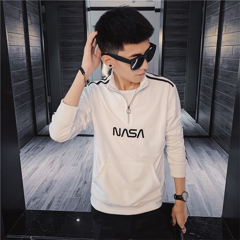 5秋装新款长袖立领刺绣卫衣精神社会小伙个性卫衣C301B-WY14，男装卫衣，电商C301B