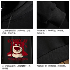 纯连帽卫衣男大码运动帽衫宽松薄砖墙WY2285-P35，男装卫衣，电商A040A