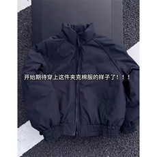 现货美式高街休闲夹克冬季三防立领纯色户外工装加厚棉服外套，男装夹克，电商A486