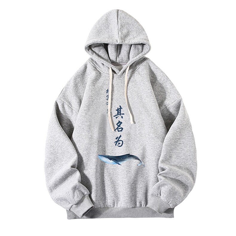 WY2261-P35加绒款-P40纯连帽卫衣男大码运动帽衫宽松薄白底,男装卫衣,电商A040A