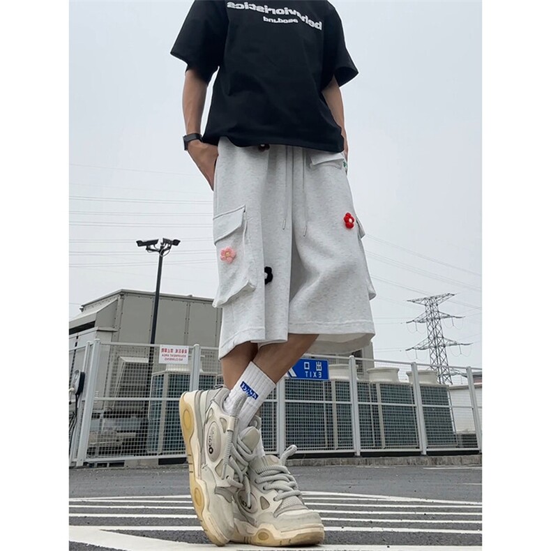 文艺清新直筒百搭七分潮流短裤休闲时尚韩版潮流裤子K782TP45控78,男装牛仔裤,电商A102B
