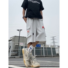 文艺清新直筒百搭七分潮流短裤休闲时尚韩版潮流裤子K782TP45控78，男装牛仔裤，电商A102B