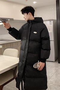 棉衣男冬季加厚潮流中长款棉服男棉袄情侣外套 A071-Y299-P145图片
