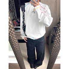 美式高街解构工艺速干长袖T恤衫男女款防晒上衣户外运动骑行服潮，男装防晒衣，电商A486