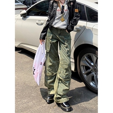 设计感工装牛仔裤女宽松显瘦铆钉高腰辣妹直筒阔腿裤NA97，男装牛仔裤，星座1116A（原606A-3）