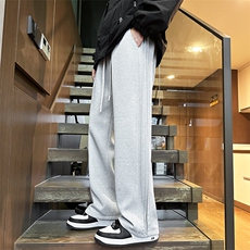 春款港风休闲裤宽松运动裤拖地裤束脚裤男KP789P45，男装休闲裤，星座1204-3