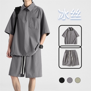 青少年潮流运动舒适冰丝速干套装TZ20-特批65图片