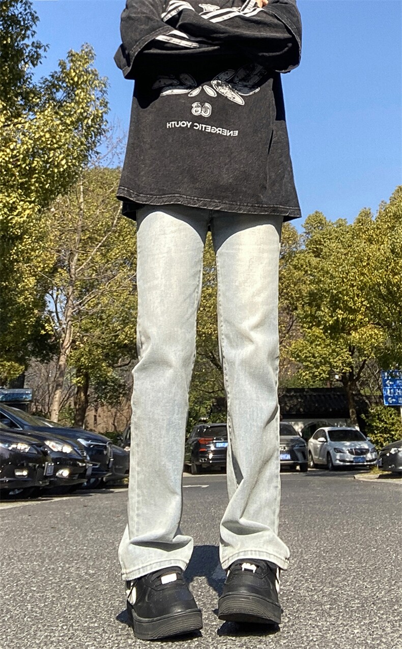 2024春款修身直筒复古弹力牛仔裤715-6-BK811P55,男装牛仔裤,星座715-6