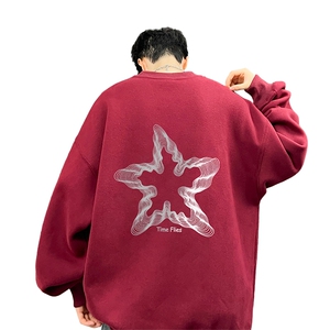 ！ 圆领卫衣男装港风长袖T恤男外套男WY174-P28图片
