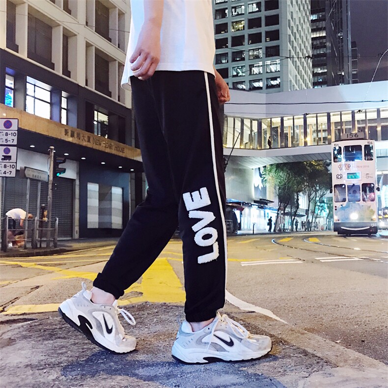 早秋男宽松休闲运动裤港风BF百搭束脚裤622/P40(55）,男装休闲裤,星座1506-1