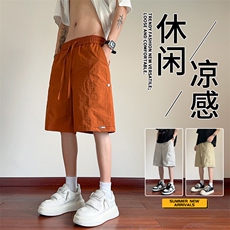 抖音品质冰丝速干短裤男宽松休闲工装大码A146-GY528特p25量大优，男装牛仔裤，HDA146