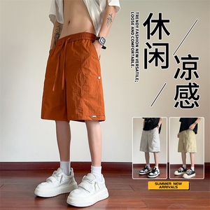 抖音品质冰丝速干短裤男宽松休闲工装大码A146-GY528特p25量大优图片