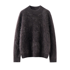 2026年秋季时尚百搭通勤简约休闲半高领套头，女装羊绒衫，万品羊绒