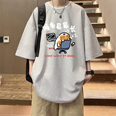 华夫格t恤男短袖男大码五分袖HT73447-P22，男装T恤，电商A040