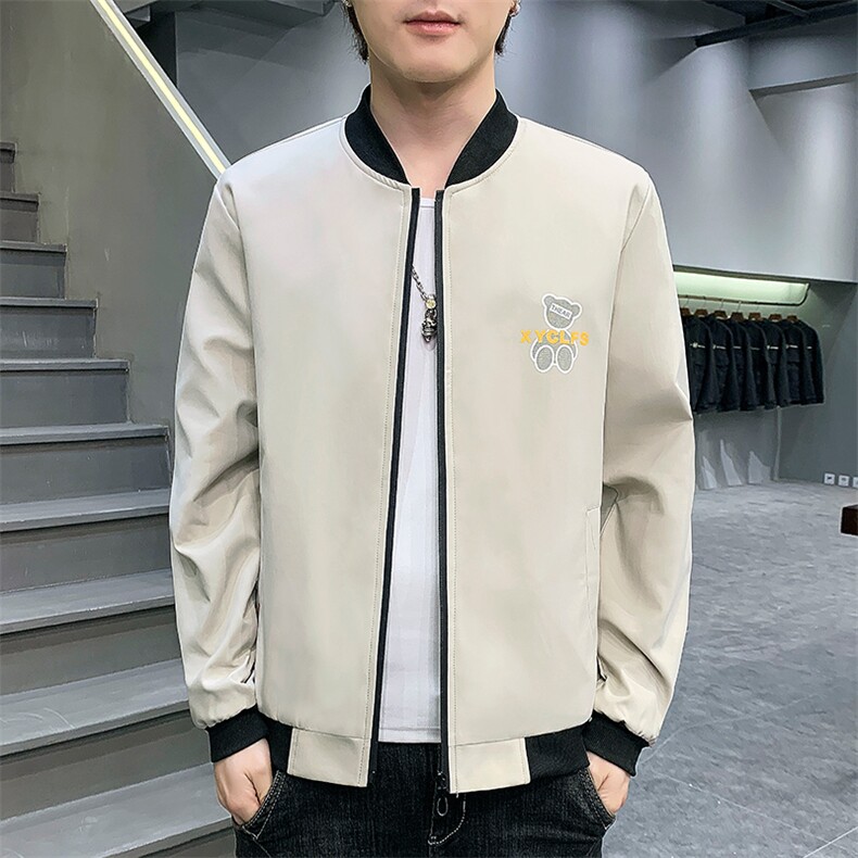 2023春季男士外套男夹克韩版潮流百搭休闲中青年男士春装衣服男装,男装夹克,电商B212（原钱塘6029）
