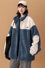 冬装学生加绒加厚棉衣潮羊羔绒休闲时尚外套男女910-P105控价138，男装棉衣，电商A441-1