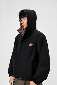 小恶魔印花小香风大码M-5XL夹克男聚酯纤维JK78124P75控118图片