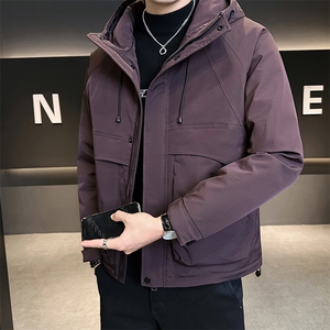 抖音 2025男士秋冬二棉加棉加厚夹克休闲棉服M1125-P120图片