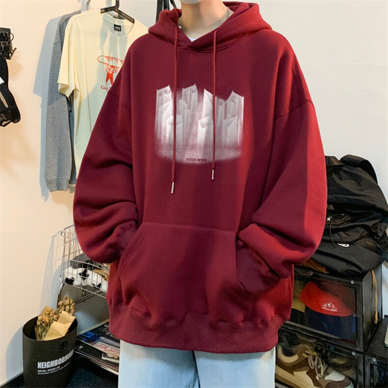 ！连帽圆领卫衣男装港风帽衫男LM147-P35,男装卫衣,电商B367