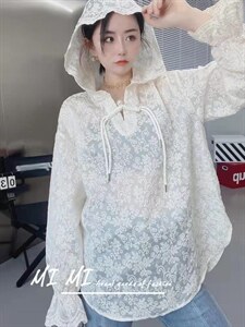 面料盘扣防晒服图片