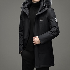 LD658钱塘2020-2秋冬中青年男士时尚休闲中长款连帽羽绒服P310，男装羽绒服，钱塘207-2