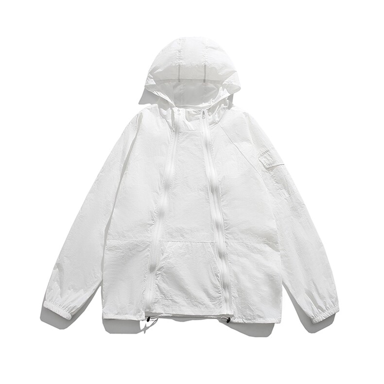 23夏季新款防晒服薄款连帽情侣防晒衣FS2307-P55控78，男装防晒衣，电商A036A