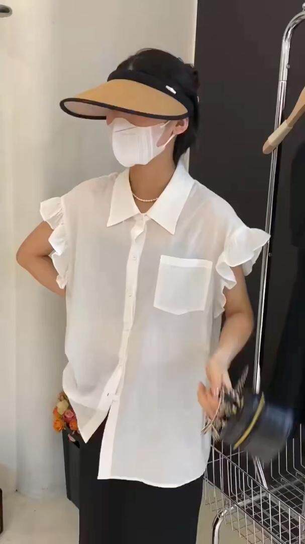 木耳边衬衣，其它，nice 奈思