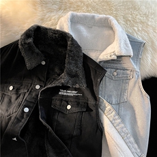 MJ223J-p68-限价98M-5XL抖音情侣棉马甲男外穿大码羊羔毛cityboy，女装马甲，星座116