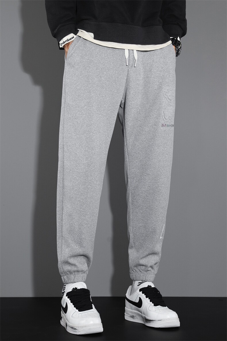 2023春秋季新款休闲裤男中年爸爸装宽松直筒男士运动裤子秋装长裤,男装休闲裤,电商B212（原钱塘6029）