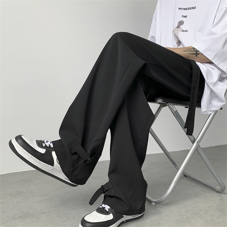直播高品质~垂感西裤男夏季冰丝休闲裤A422P55,男装西裤,电商A309