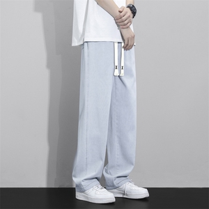 2024新款宽松男生直筒夏季薄款牛仔裤男士潮牌长裤子K828-特批-37图片