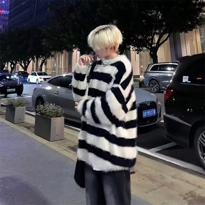 简约气质时尚流行慵懒原宿长袖毛衣文艺新款日系ins潮流百搭图片