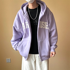 现货宽松休闲绣花连帽卫衣外套男潮牌上衣A351-AW2499-P105，男装夹克，电商A351