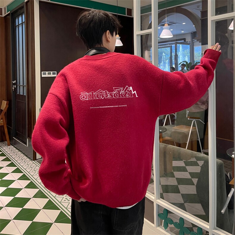 高质量！秋冬季半高领毛衣男士加绒加厚线衣男针织衫男MY187-P45,男装针织衫/毛衣,电商B367
