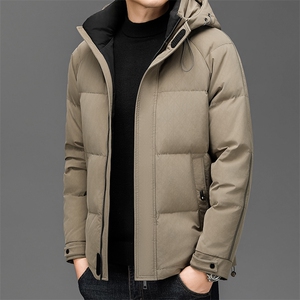 NN6327钱塘2020-3商务休闲连帽简约冬季厚款中年男士羽绒服P245图片