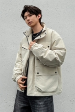 美式新款秋冬多口袋户外机能休闲棉衣外套A436-W990-P95138，男装棉衣，电商A436