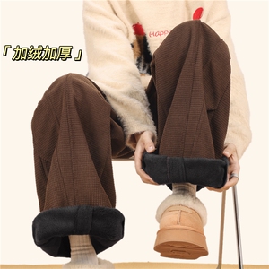 冬季新款拼接结构设计华夫格加厚休闲裤B315-K25900JR-特p45控88
