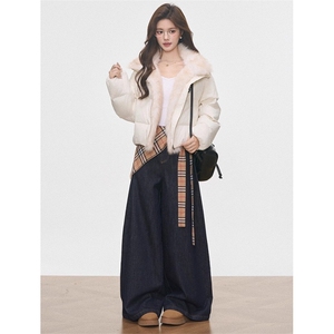 1506-1/M78711/P89翻领短款棉衣新款百搭保暖面包服外套图片