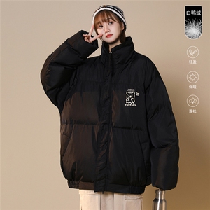 中性  秋冬ES白鸭绒立领宽松保暖羽绒服情侣潮  YR6211 P195控258图片