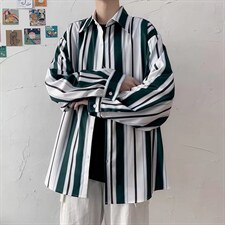 长袖衬衫男港风日系春季韩版潮流帅气衬衣CS023P36，男装衬衫，星座1116-2