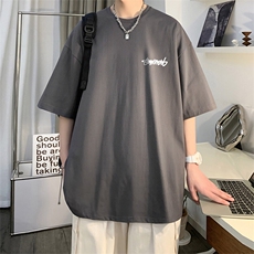 抖音得物二开现货220克夏装重磅美式高街宽松短袖t恤MT271，男装T恤，电商A486-1