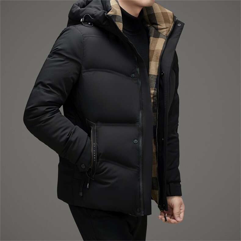 DAJ9039钱塘2020-2新款百搭厚款时尚休闲中年男士羽绒服外套P255,男装羽绒服,钱塘207-2