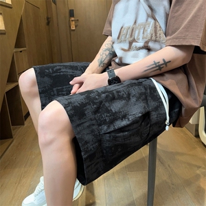 工装裤 夏季新款迷彩立体袋五分短裤宽松大码休闲裤CK35*P30控58图片