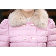 显瘦2020年冬季简约时尚潮流长袖中长款修身，女装棉衣/棉服，尚娜萱