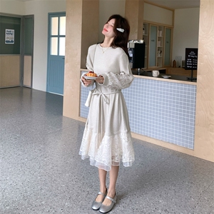 26春新款现-法式甜系拼接设计绝美连衣长裙2615-P180K288图片